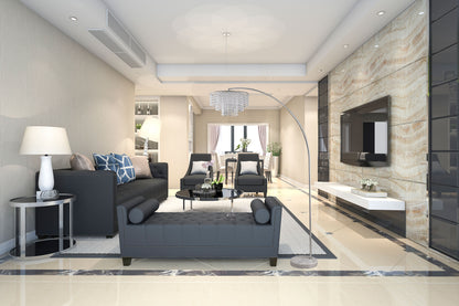 86' HANGING CHANDELIER ARCH LAMP (2.2/42.90)