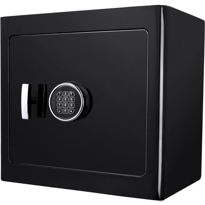 Black Jewelry Safe V2 with Fireproof Protection and Advanced Locking, Steel, 1.01 Cubic Ft