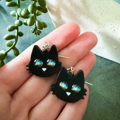 Galaxy Cat Earrings