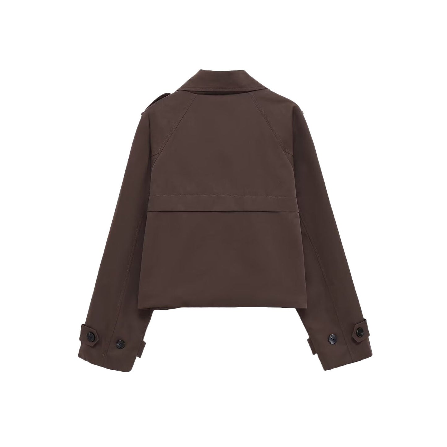 Women's Jacket Cropped Trench BYMANYC ® New York SOHO BROWN SHORT TRENCH - New Collection