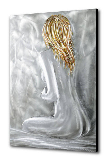 Lonely Girl Metal Wall Art