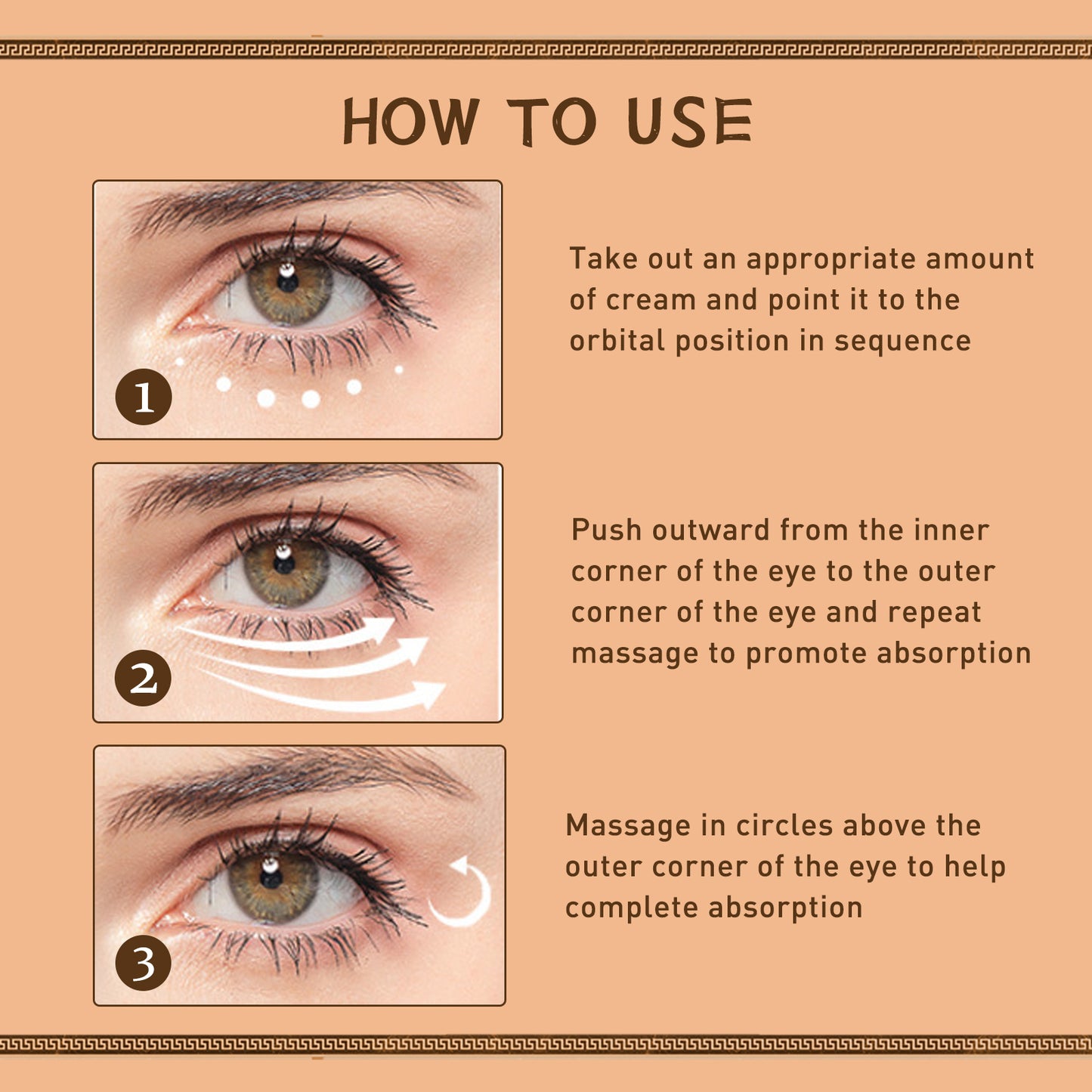 EELHOE Gentian Eye Cream, Improve Eye Fat Granules Firming Fine Line Around Eye Bags Moisture Lock Eye Cream