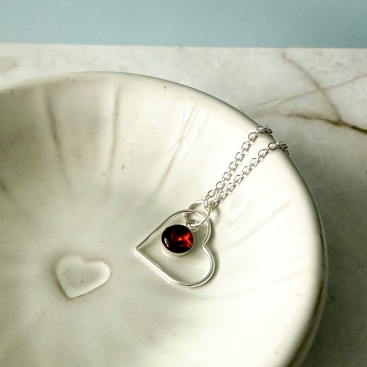 Heart of the Cosmos Sterling Silver Necklace