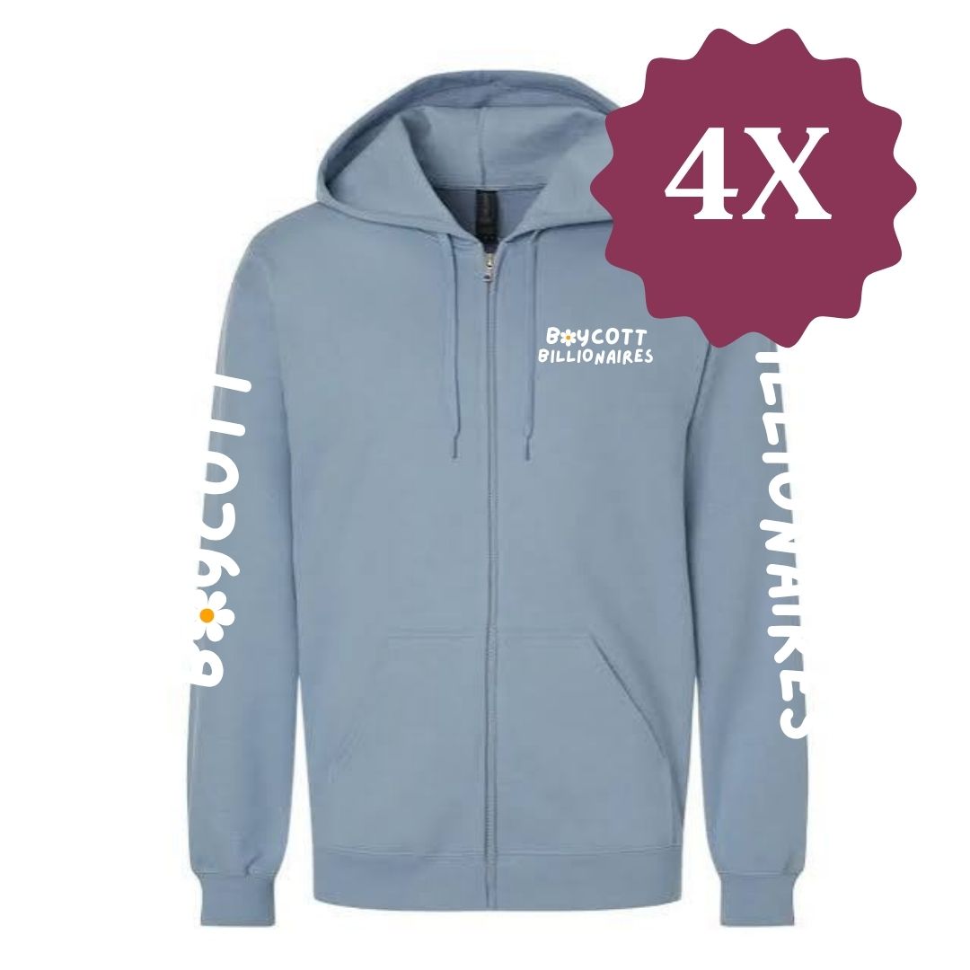 Boycott Billionaires Full Zip Fleece