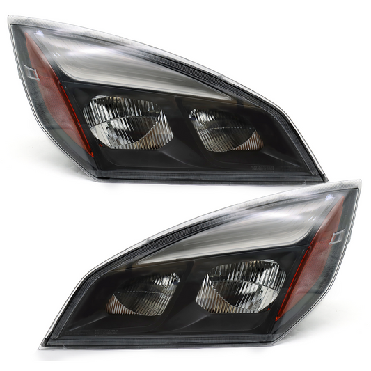 LED Headlights Assembly Compatible With Freightliner Cascadia 2018+ Pair