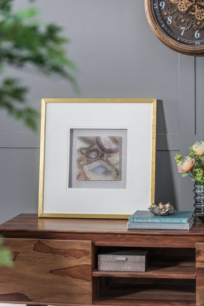 23.6x23.6' Remi Agate Shadow Box Wall Art