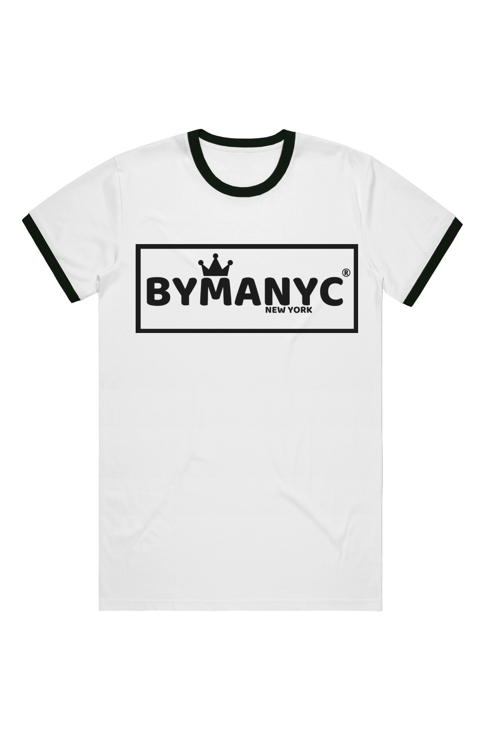 Unisex T Shirt BYMANYC New York New Collection NYC Staple Ringer Vintage Tee