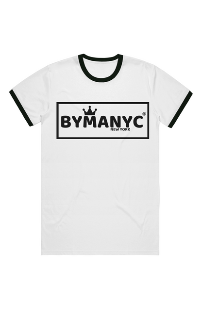 Unisex T Shirt BYMANYC New York New Collection NYC Staple Ringer Vintage Tee