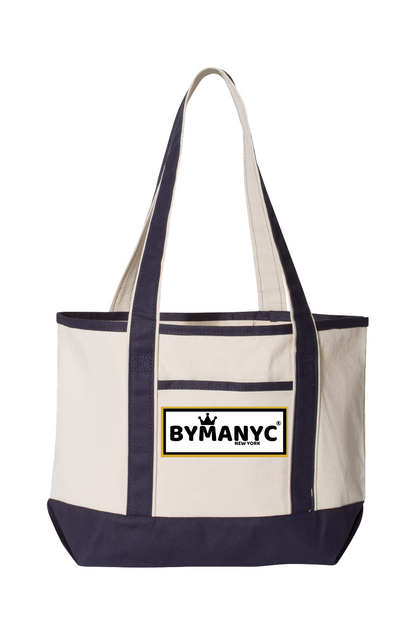 Tote Bag BYMANYC New York Deluxe Canvas 20L Heavy Utility Tote Bag