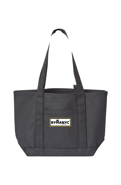 Tote Bag BYMANYC New York Windward Canvas Resort Heavyweight Luxury Travel Tote Bag