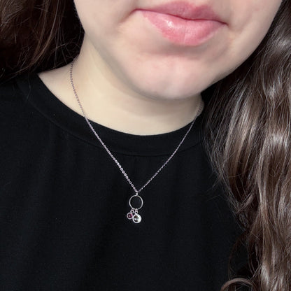 My Moon Birthstone Necklace