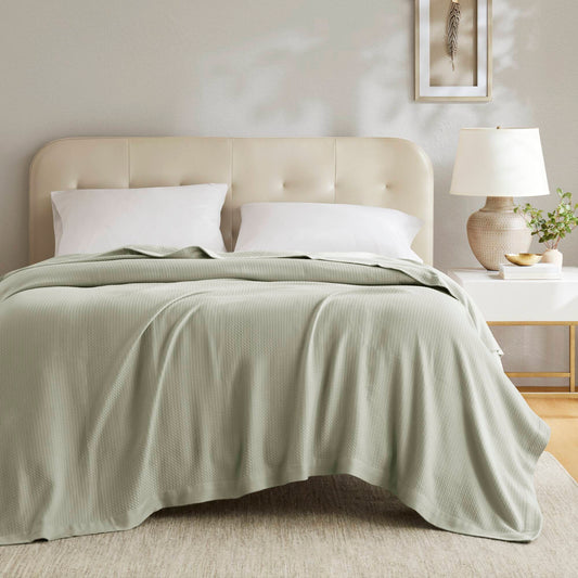 1 Piece Full/Queen Blanket,Sage Green