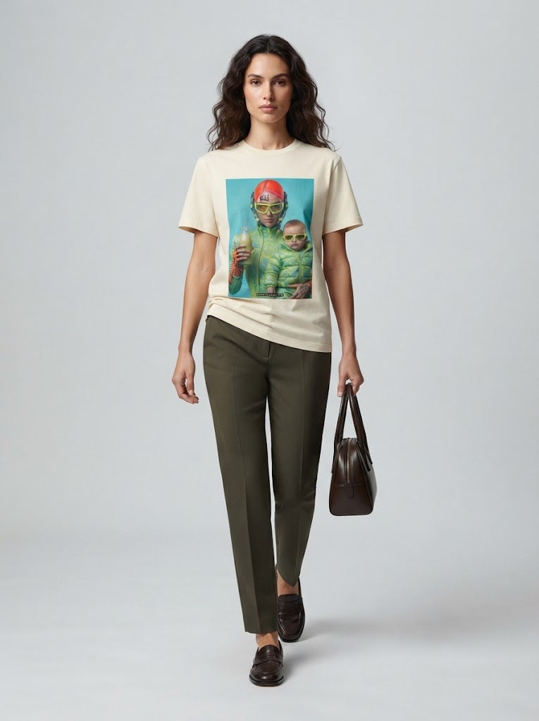 T-Shirt Unisex Short Sleeve Exclusive & Eco-Friendly Limited Edition WEST VILLAGE BYMANYC ® New York + ART
