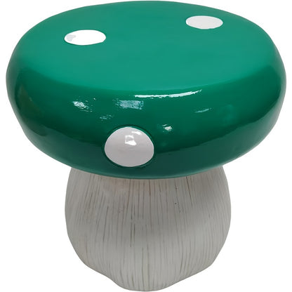 Mushroom Model Statue Stool, Outdoor Garden Resin Stool, 13.8-inch Oversized Forest Base Mushroom Model Stool, Courtyard Lawn Courtyard Summer Decoration Indoor Stool, Multi-purpose And Innovative Gar