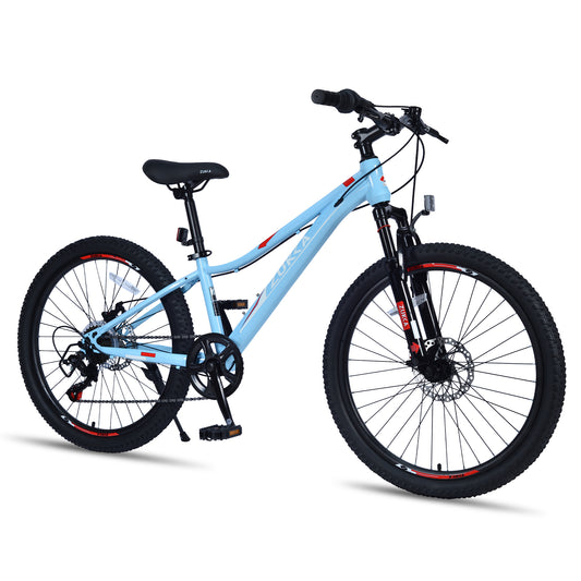Mountain Bike for Girls and Boys Mountain 24 inch shimano 6-Speed bike