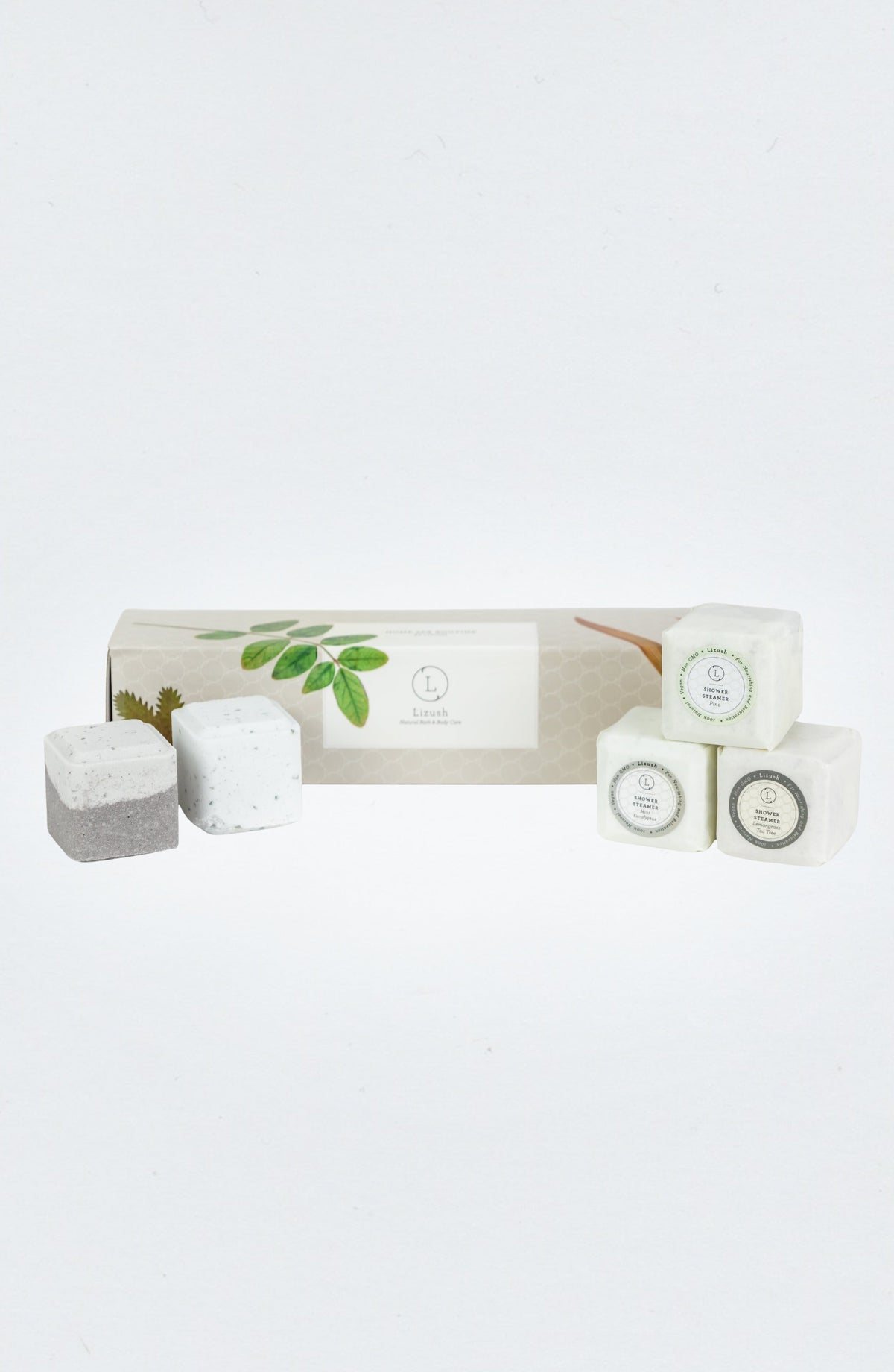 Earthy Shower Steamer Gift Box – 5 Natural Steamers