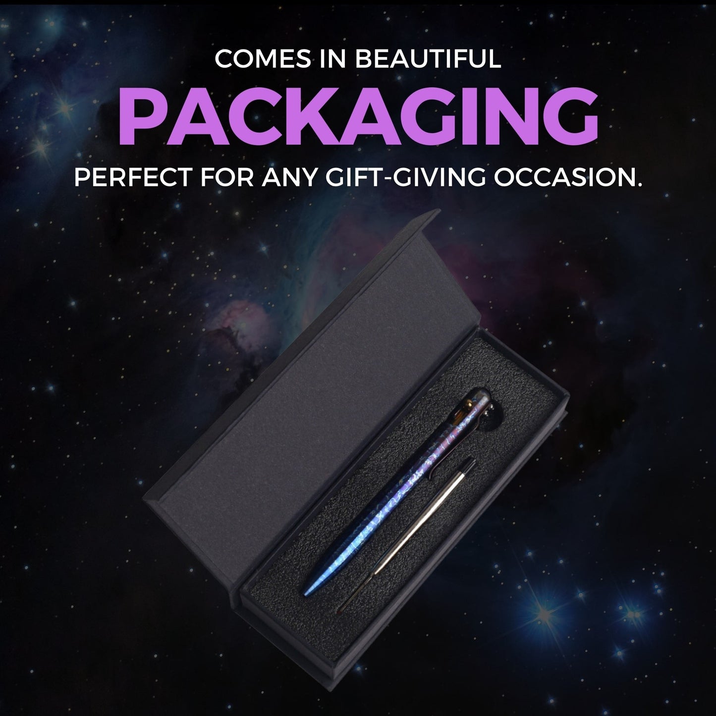 ORION NEBULA - TITANIUM - BASTION® BOLT ACTION PEN