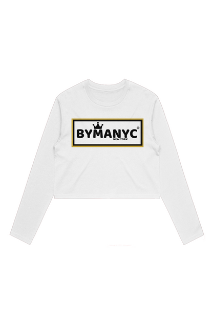 Women's Long Sleeve Crop Tee BYMANYC New York SOHO CROP L S New Collection