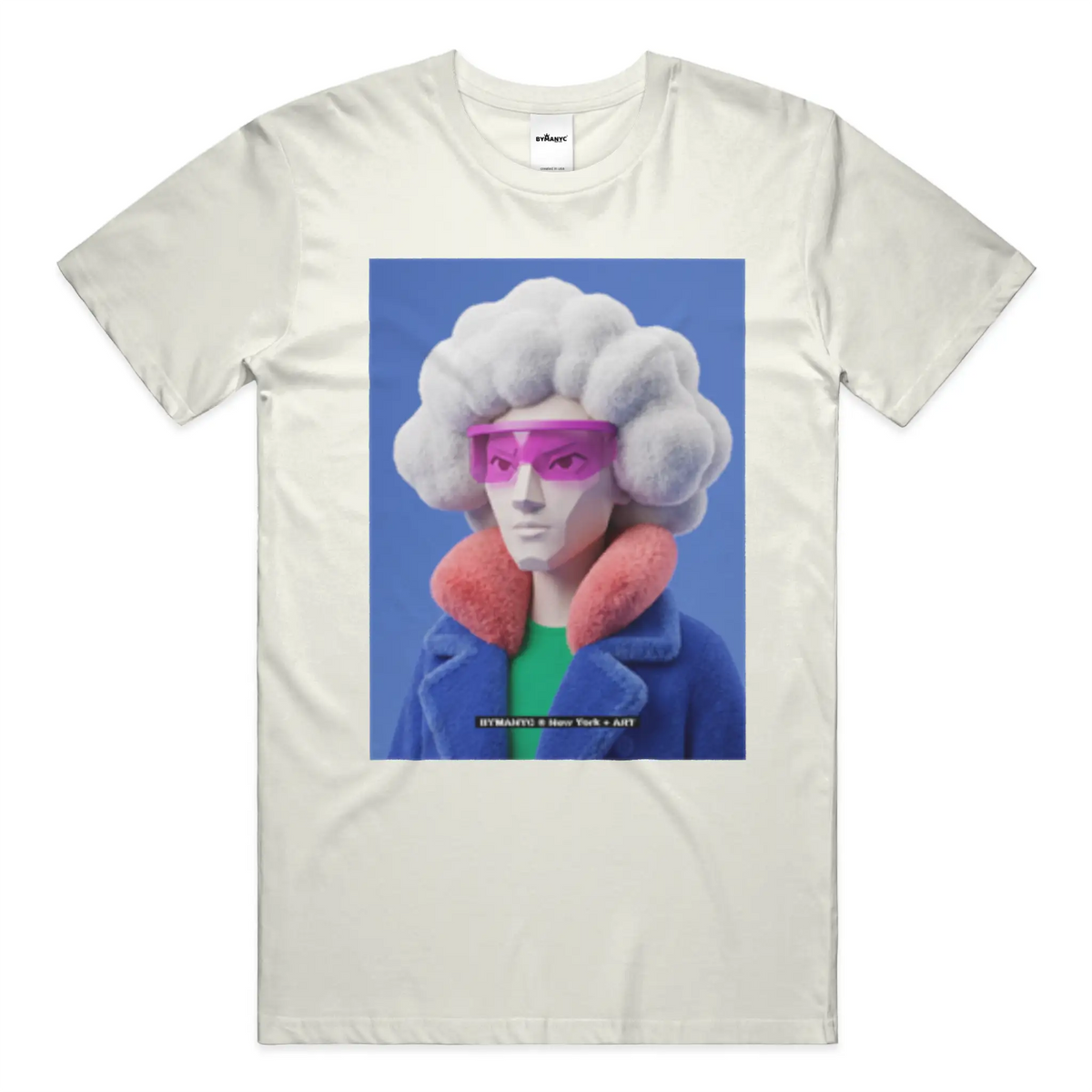 T-Shirt Unisex Short Sleeve Exclusive & Eco-Friendly Limited Edition GREENWICH BYMANYC ® New York + ART