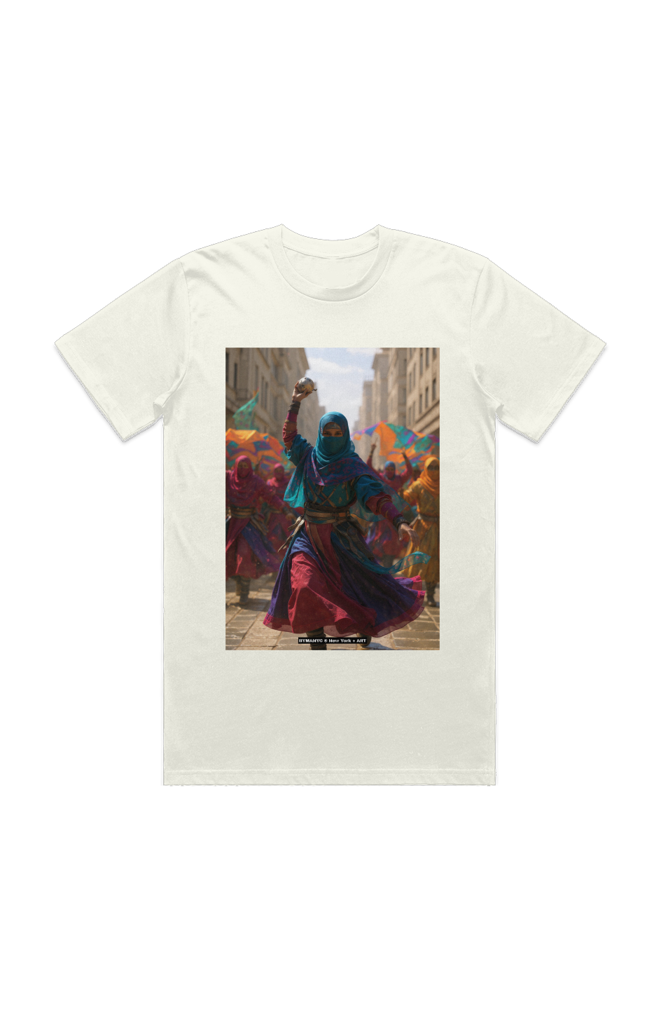 T-Shirt Unisex Short Sleeve Exclusive & Eco-Friendly Limited Edition BRYANT PARK BYMANYC ® New York + ART