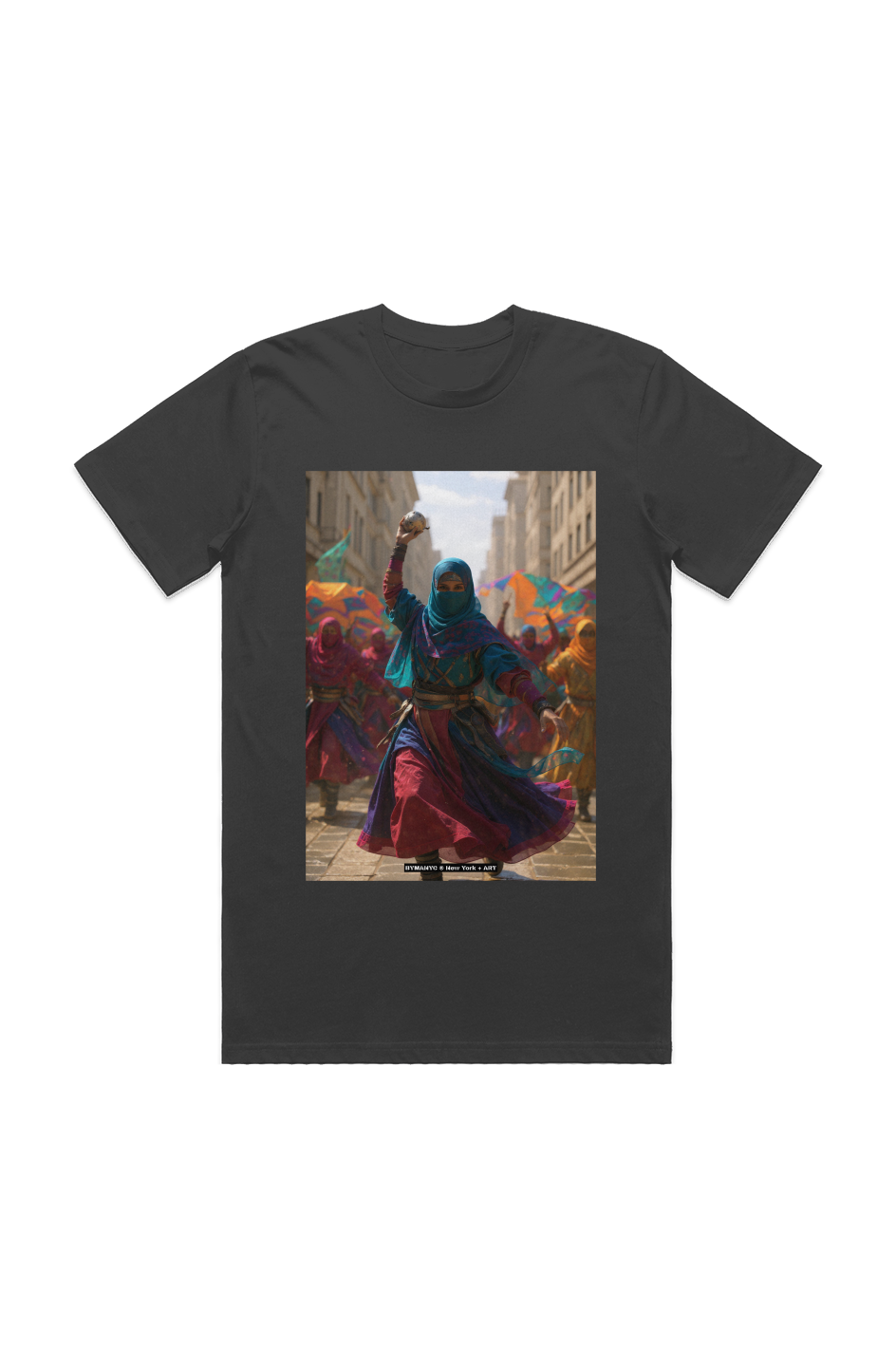 T-Shirt Unisex Short Sleeve Exclusive & Eco-Friendly Limited Edition BRYANT PARK BYMANYC ® New York + ART