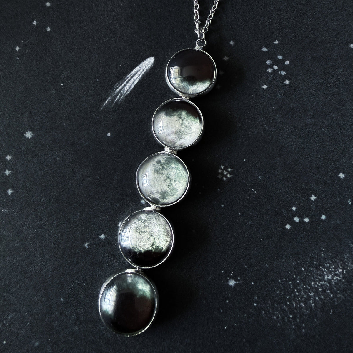 Moon Phase Pendant Necklace