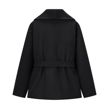 Women's Wool-Blend Belted Short Coat BYMANYC ® New York CONTEMPORARY VIBRANT MODERN FASHION - New Collection