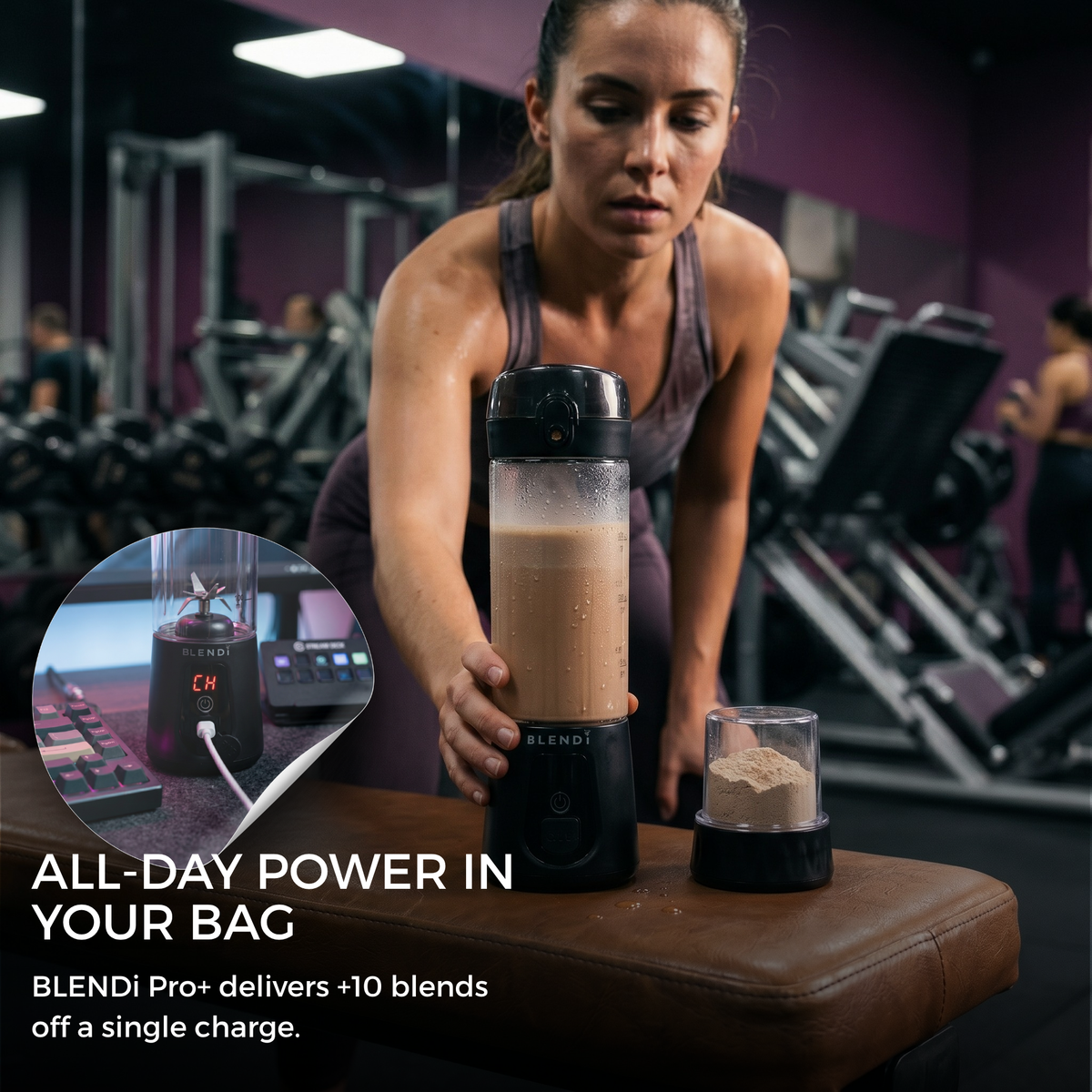 Pro+ Ice Crushing Portable Blender (17oz) - Goody