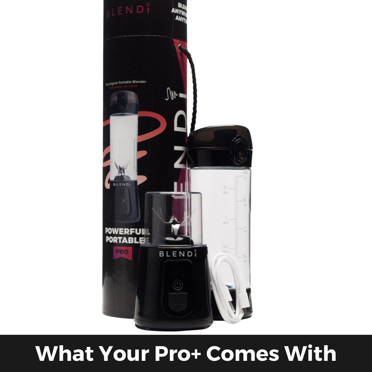 Pro+ 120W Ice-Crushing Power Blender (17oz)