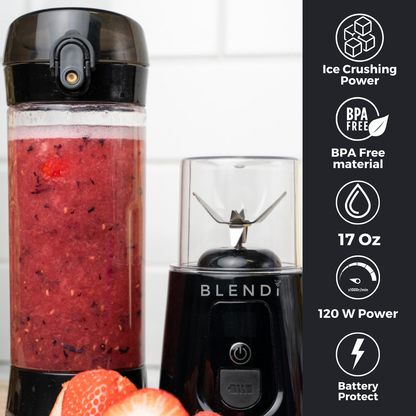 Pro+ 120W Ice-Crushing Power Blender (17oz)