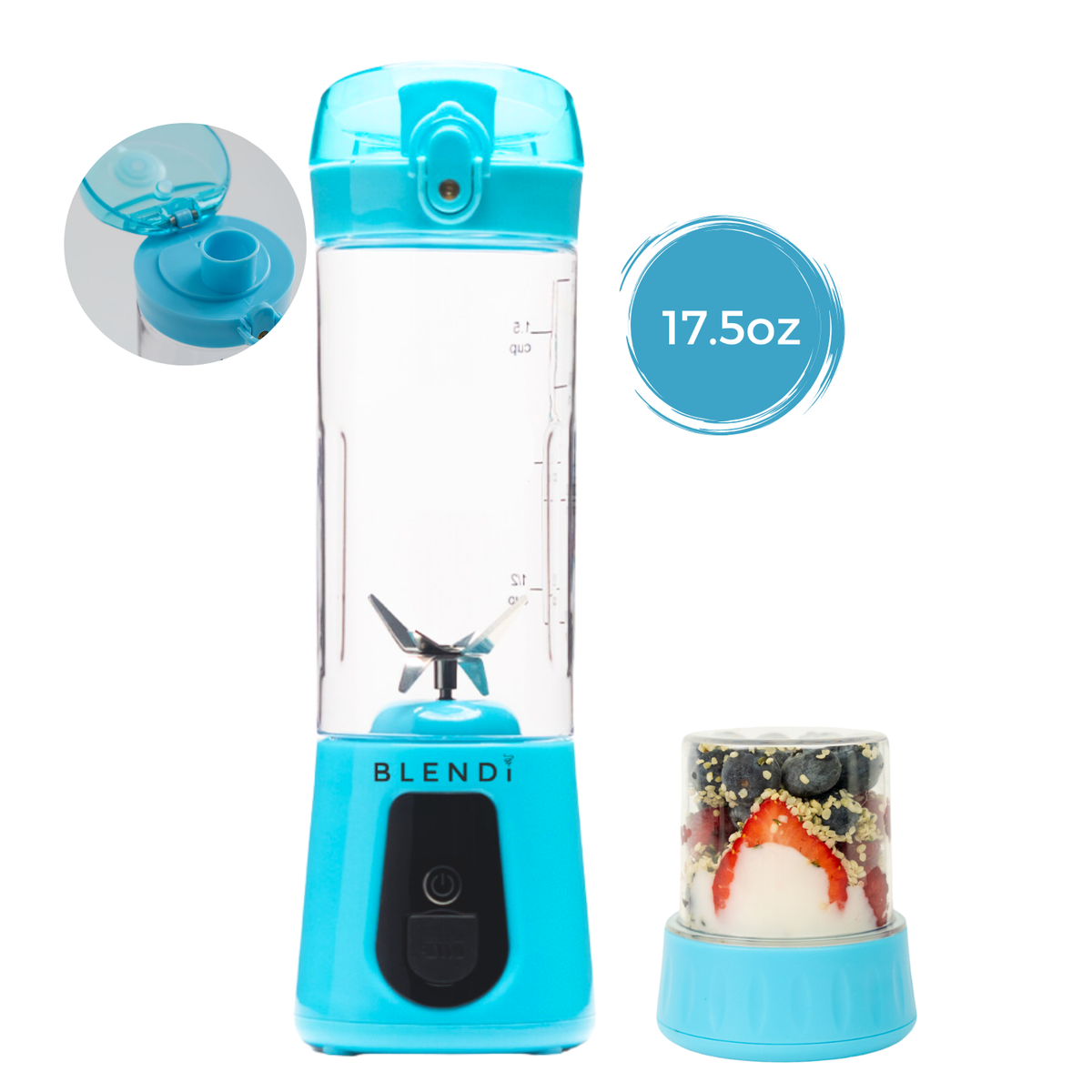 Pro+ 120W Ice-Crushing Power Blender (17oz)