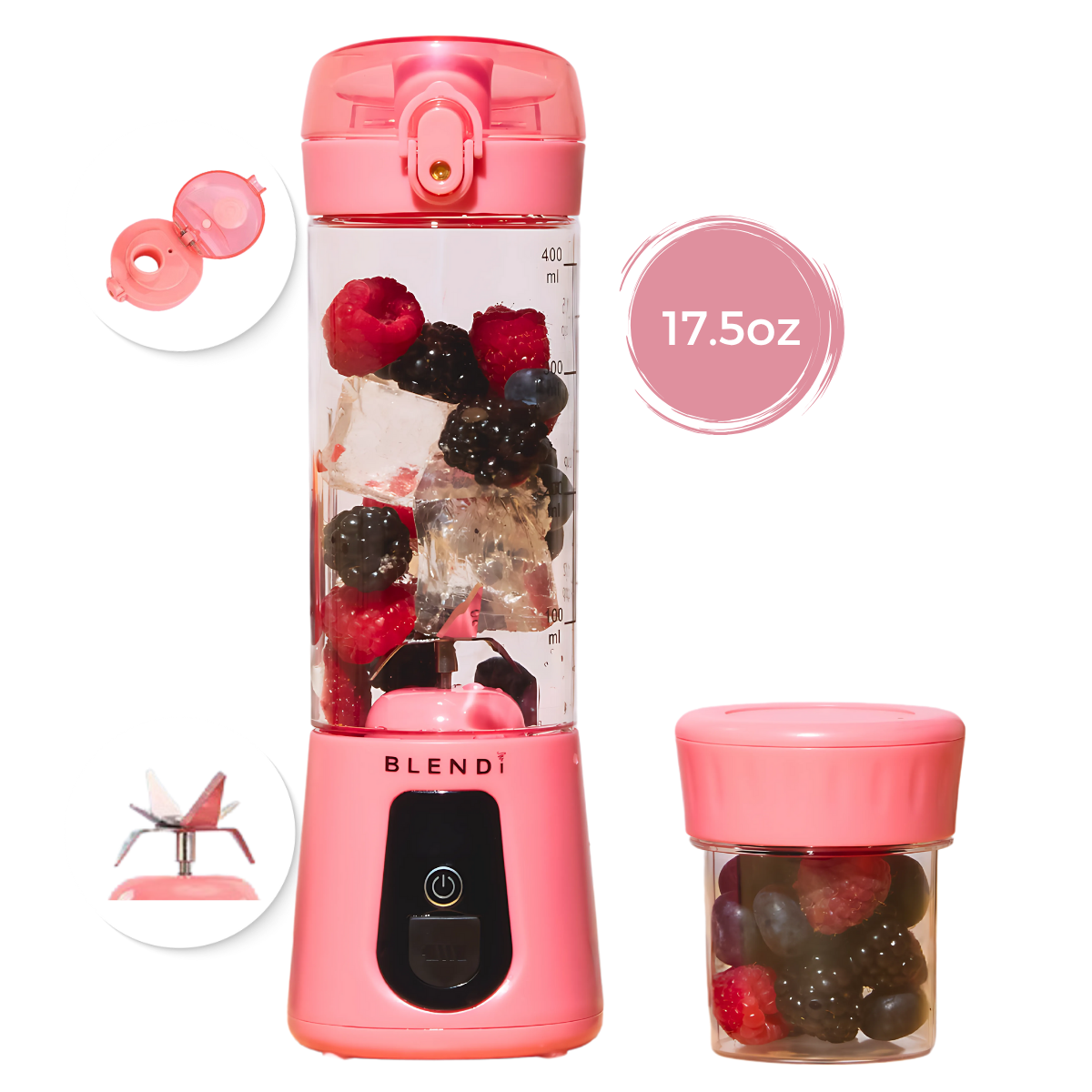 Pro+ 120W Ice-Crushing Power Blender (17oz)