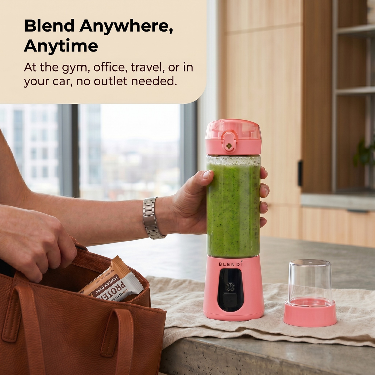 Pro+ Ice Crushing Portable Blender (17oz) - Goody