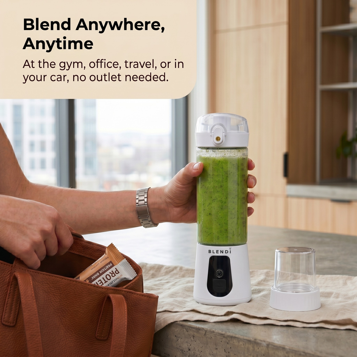 Pro+ Ice Crushing Portable Blender (17oz) - Goody
