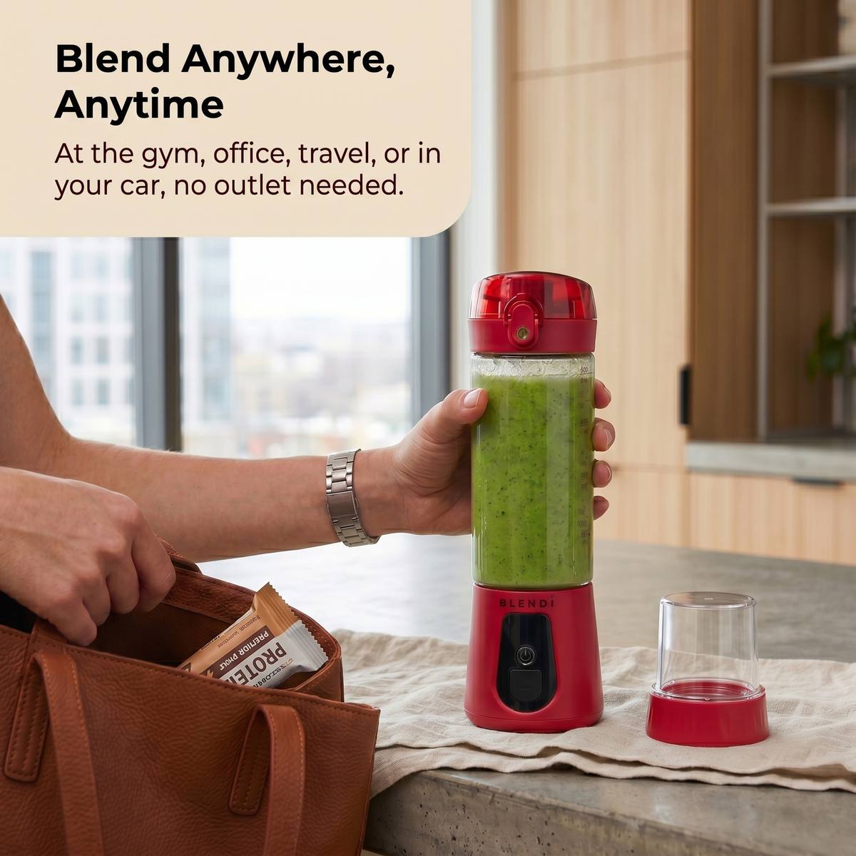 Pro+ Ice Crushing Portable Blender (17oz) - Goody