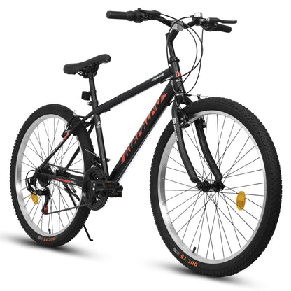 A24338 24 Inch Carbon Steel Frame Mountain Bike,21-Speed Dual V-Brake, Adult and Teens Bicycle for Mountain