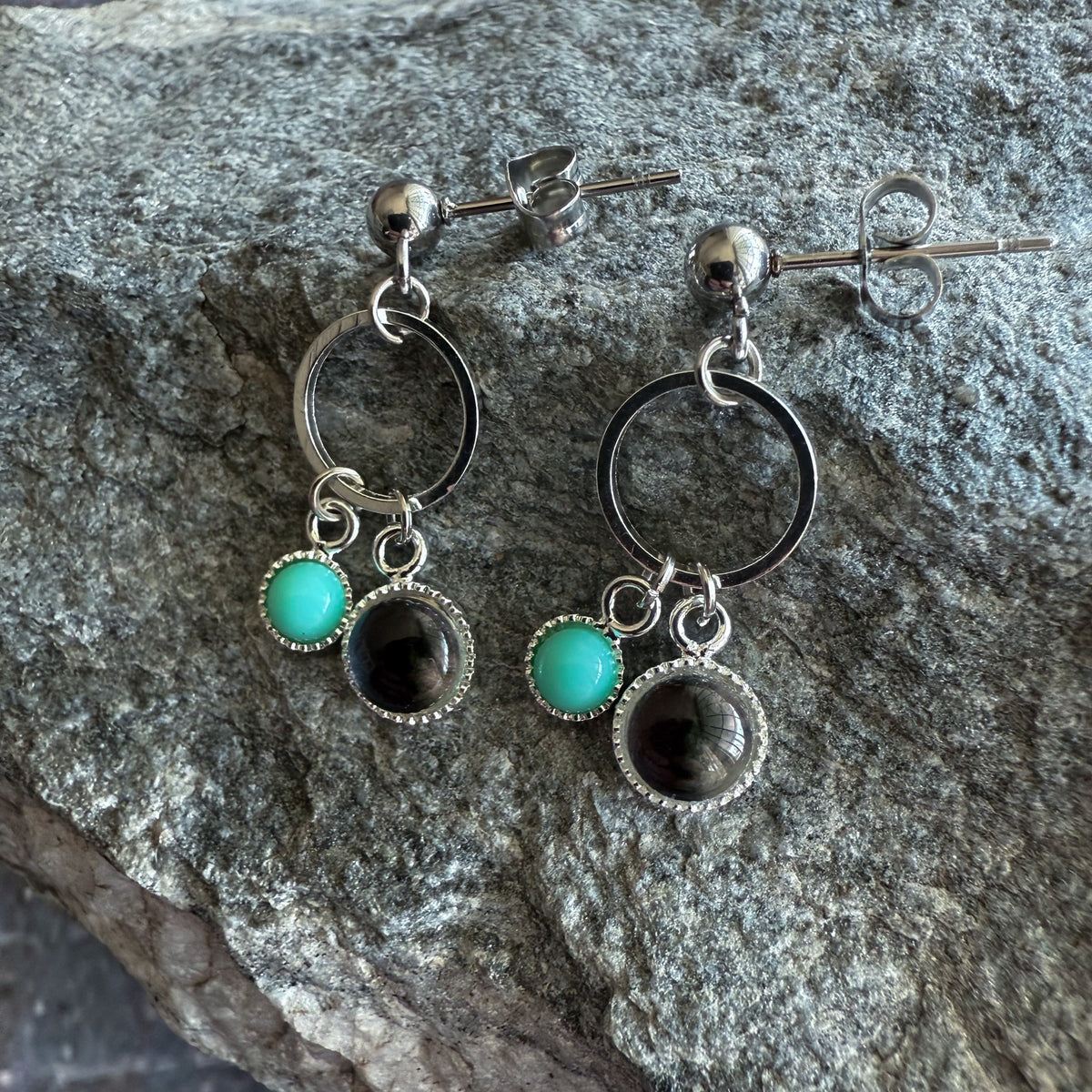 My Moon Birthstone Earrings