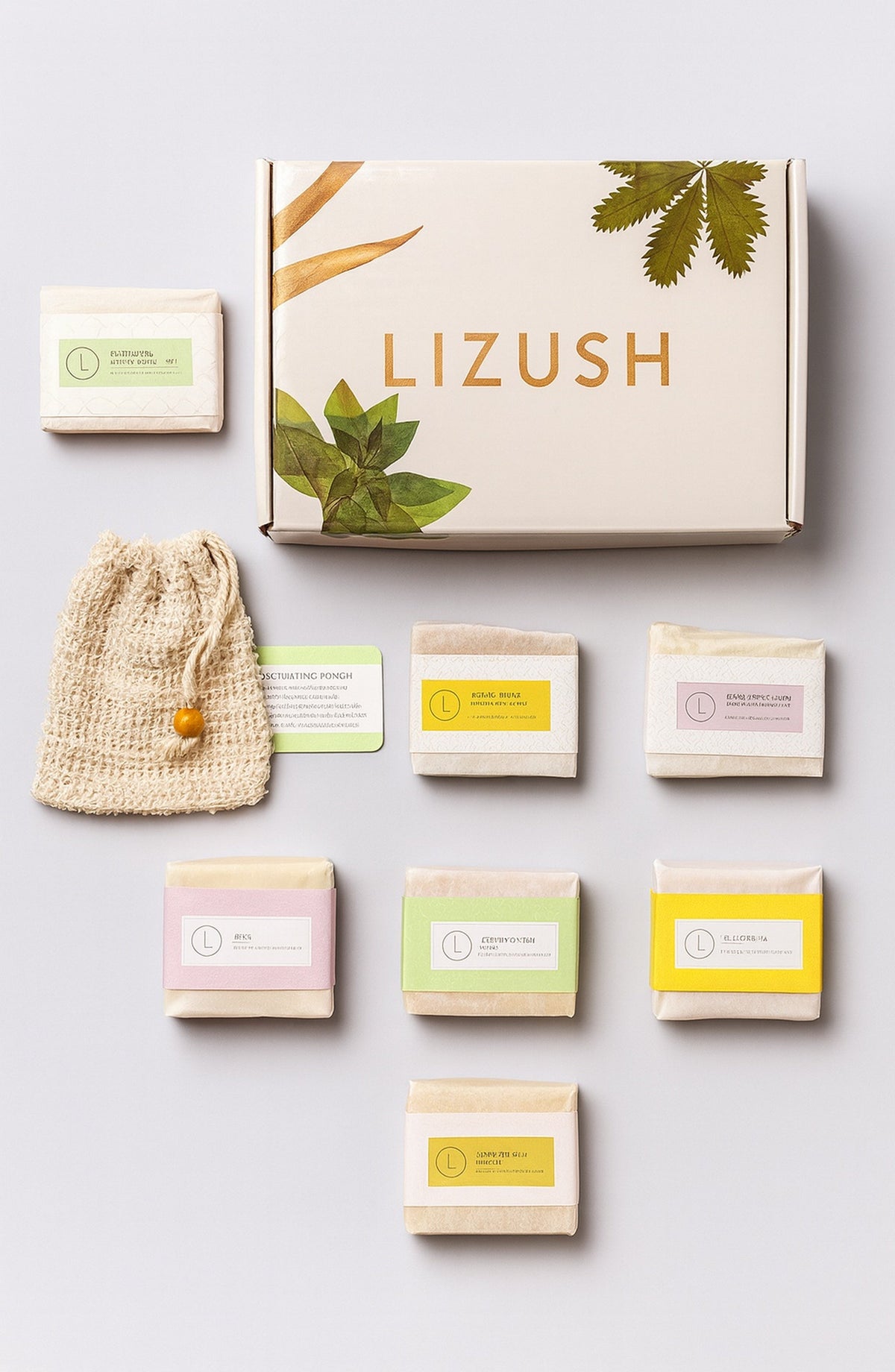 Natural Handmade Soap Gift Set – 6 Vegan Bars