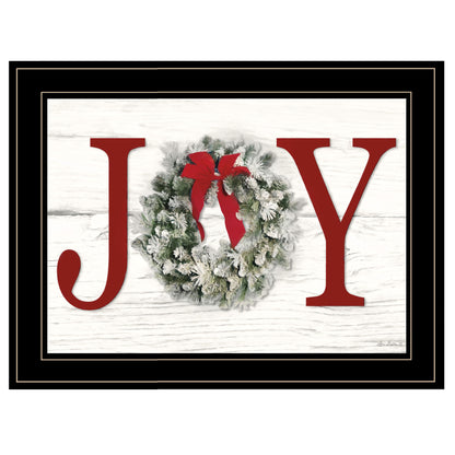 'Christmas Joy' by Lori Deiter, Ready to Hang Framed Print, Black Frame