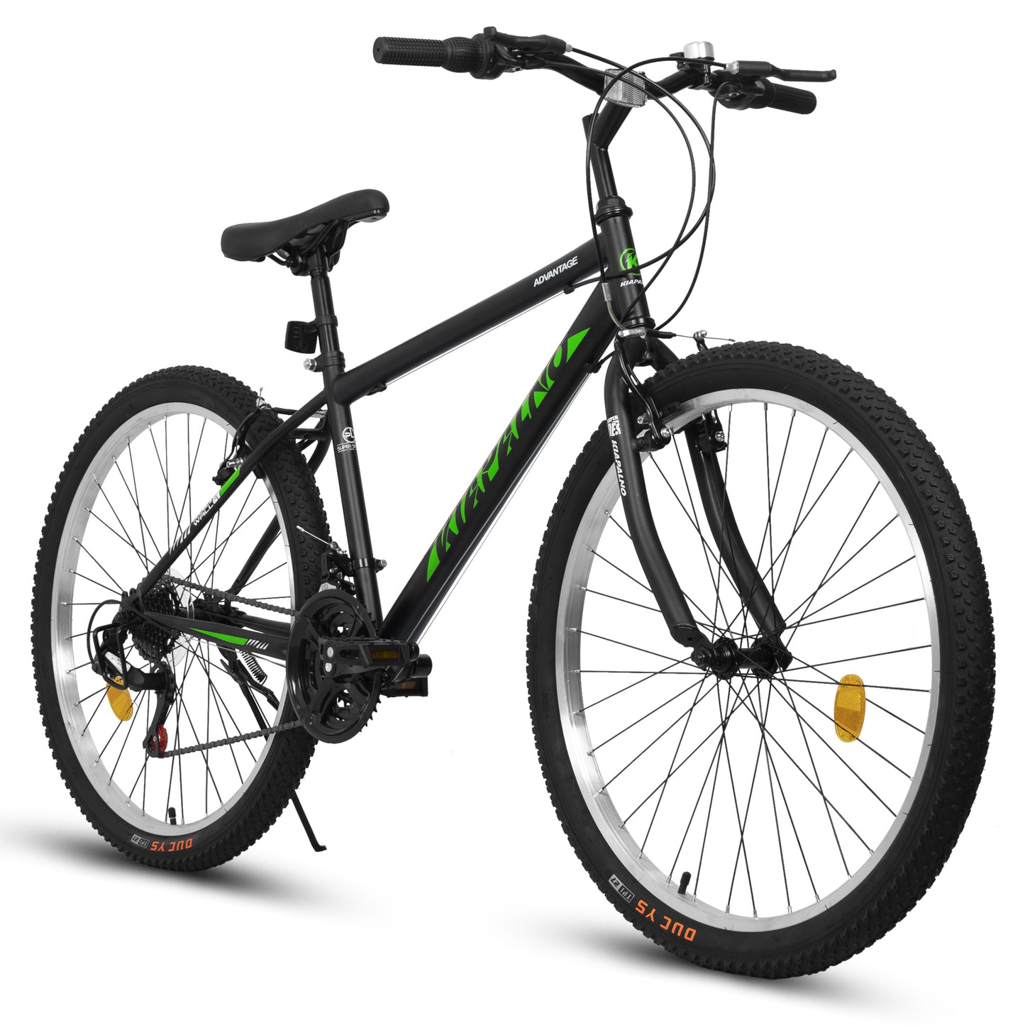 A24338 24 Inch Carbon Steel Frame Mountain Bike,21-Speed Dual V-Brake, Adult and Teens Bicycle for Mountain