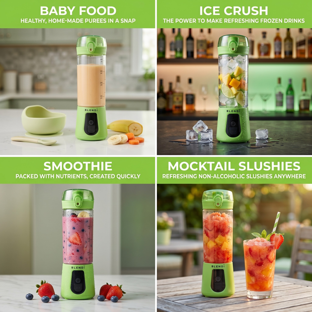 Pro+ Ice Crushing Portable Blender (17oz) - Goody