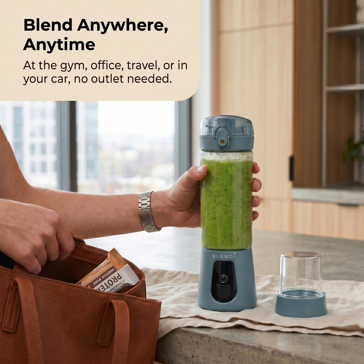 Pro+ Ice Crushing Portable Blender (17oz) - Goody