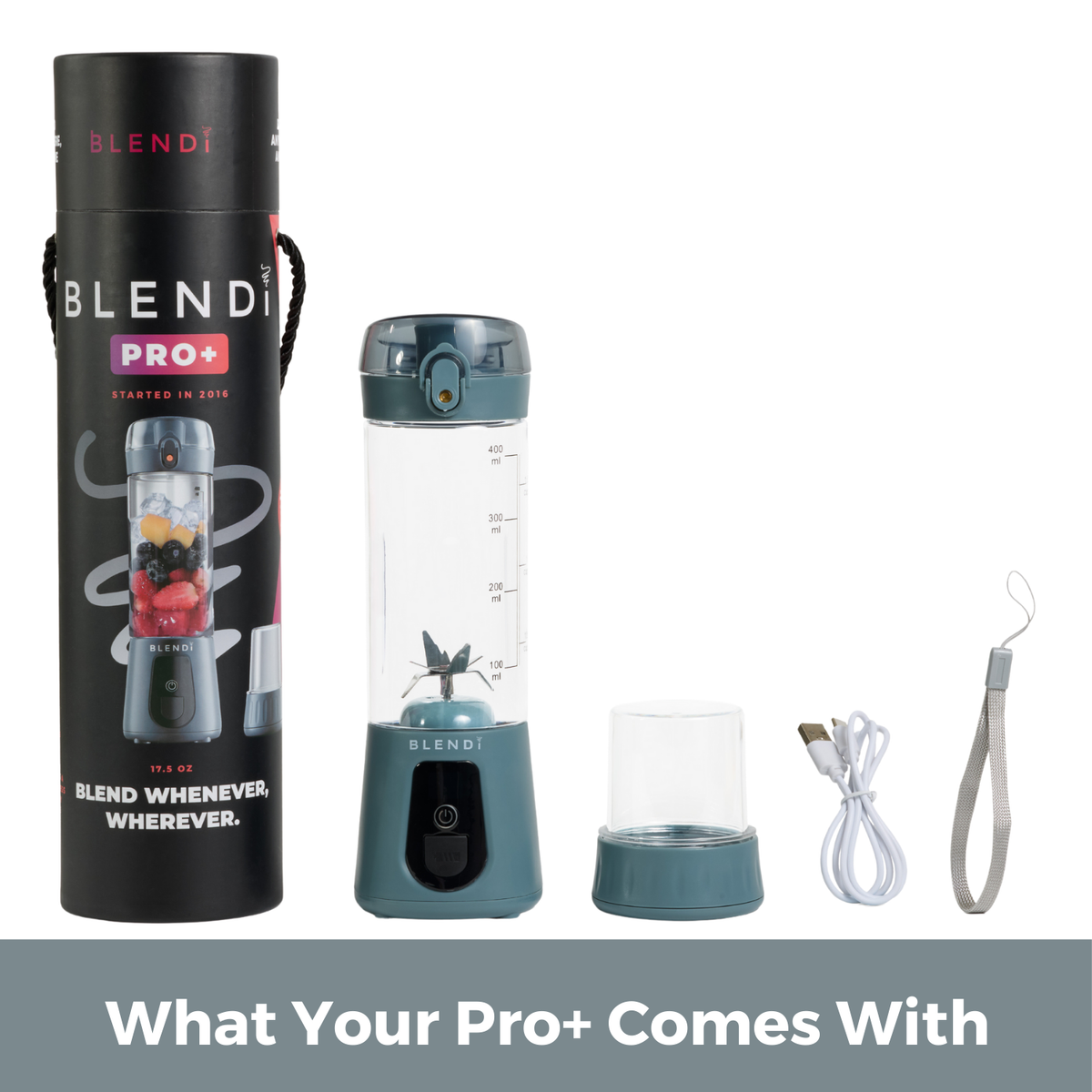 Pro+ 120W Ice-Crushing Power Blender (17oz)