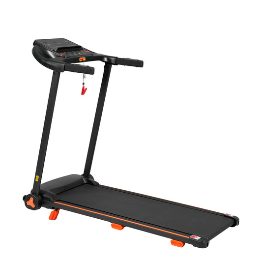 Treadmills for Home, 2.5HP Quiet Folding Treadmill with Heart Rate Sensor, 300lbs Weight Capacity, 7.5MPH, Incline Treadmill With USB Charge Station For Android & Bluetooth Speaker, 6 Shock-Absorbing