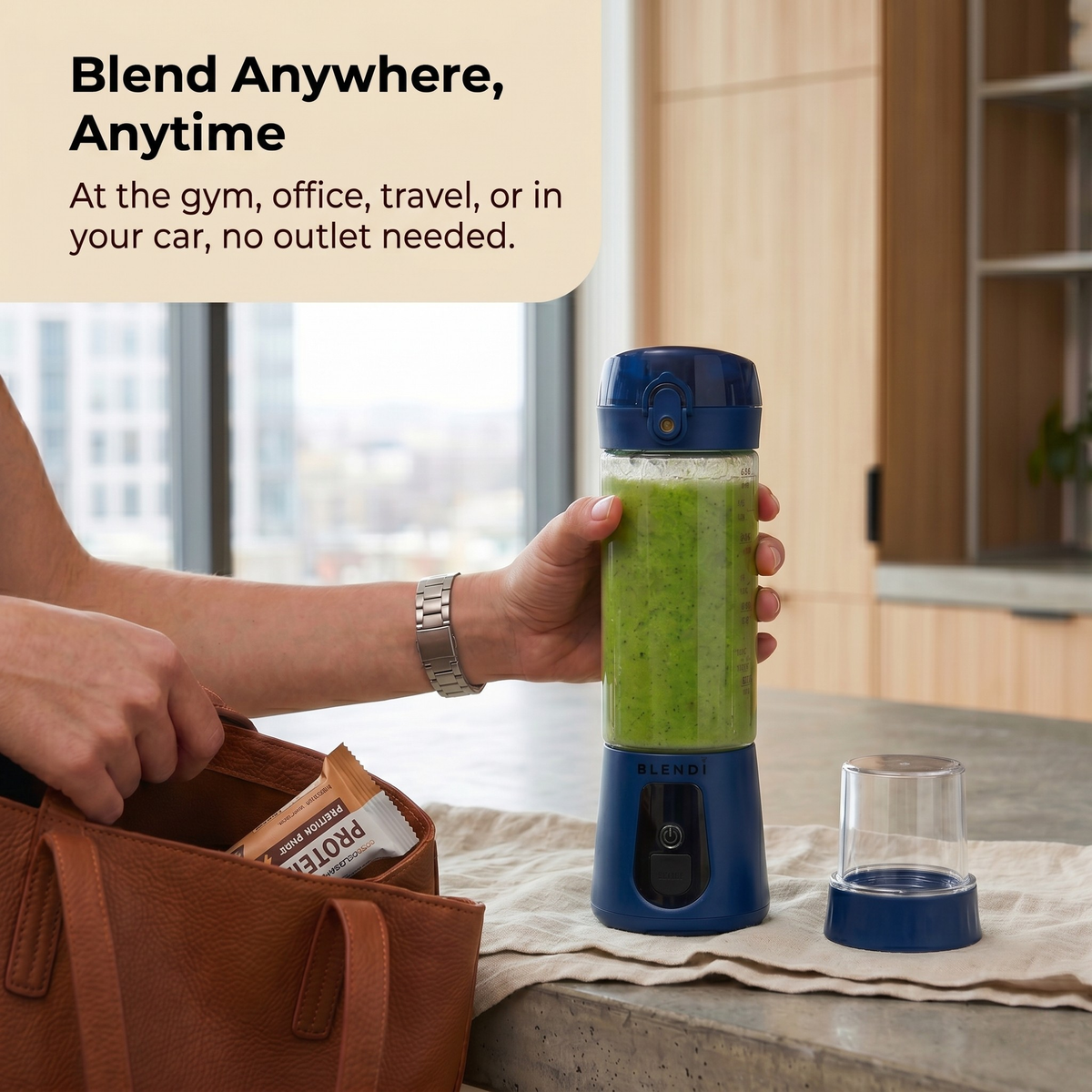 Pro+ Ice Crushing Portable Blender (17oz) - Goody