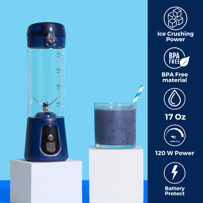 Pro+ 120W Ice-Crushing Power Blender (17oz)
