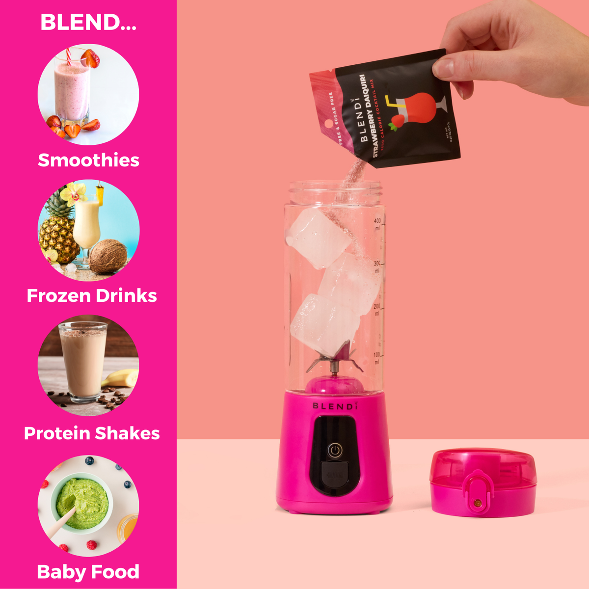 Pro+ 120W Ice-Crushing Power Blender (17oz)