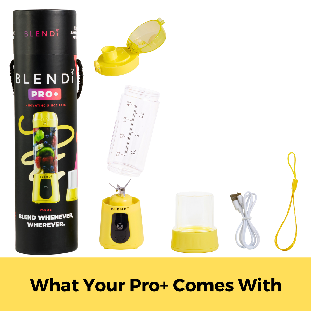 Pro+ 120W Ice-Crushing Power Blender (17oz)
