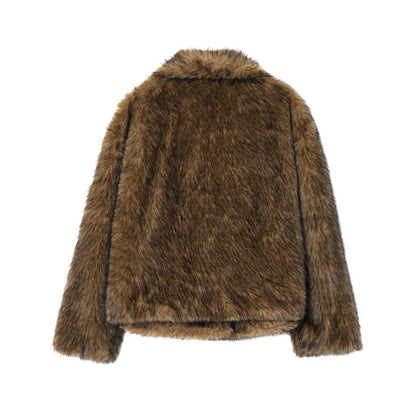 Women's Faux Fur Short Coat BYMANYC ® New York CONTEMPORARY VIBRANT MODERN FASHION - New Collection