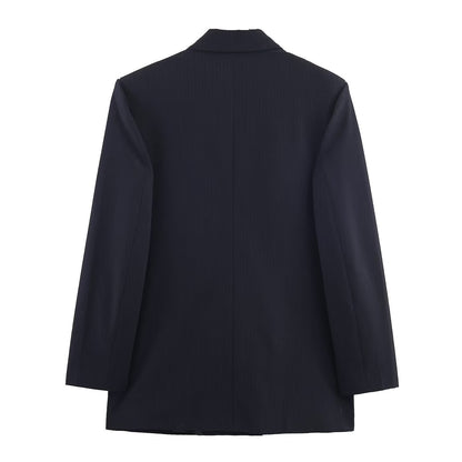 Women's Double-Breasted Pinstripe Blazer BYMANYC ® New York CONTEMPORARY VIBRANT MODERN FASHION - New Collection